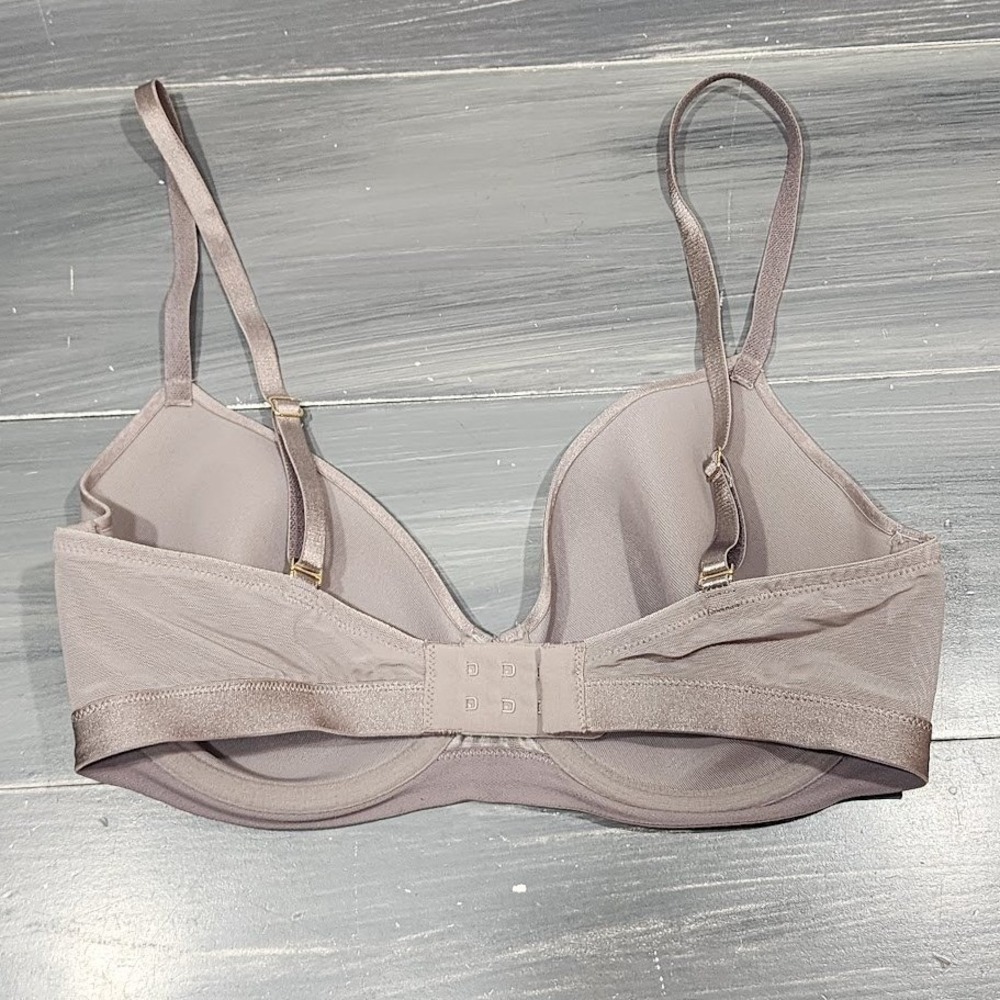 Soma Bra 32DD Lightly Lined Perfect Coverage Underwire Tshirt Bra Taupe - Picture 3 of 9